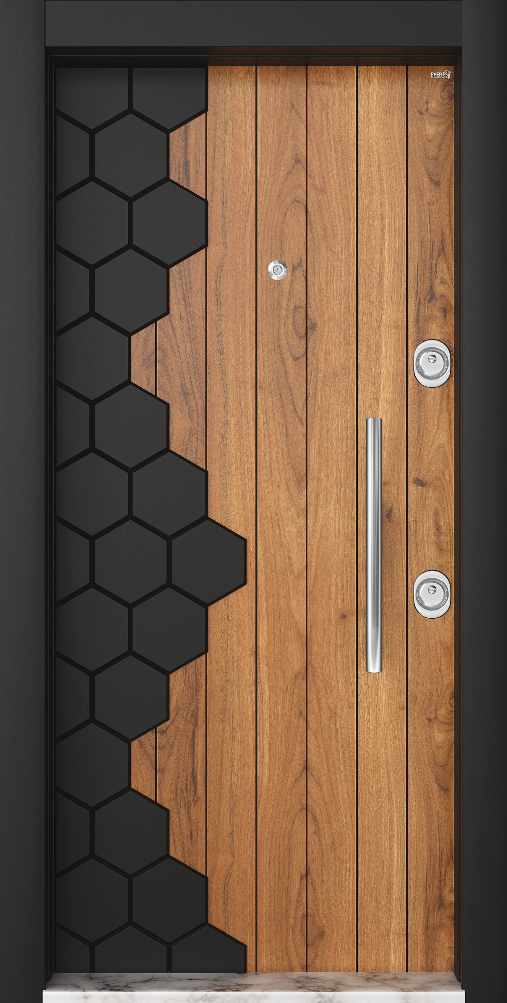 Security Doors ( Wooden Finish  )